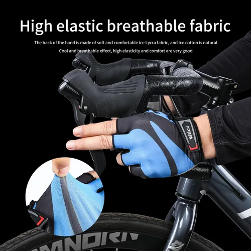 Miniatura 4 de Guantes de ciclismo sin dedos para hombres y mujeres guantes de bicicleta para hombres Accesorios de bicicleta de ciclismo, guantes para bicicleta