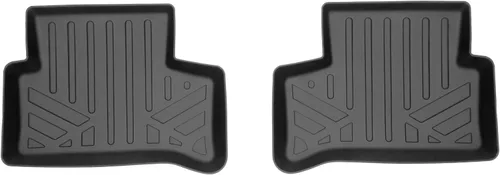 Miniatura 8 de SMARTLINER Juego de alfombrillas de primera fila para todo tipo de clima, compatibles con Mercedes-Benz AMG GLA 35 2021-2025