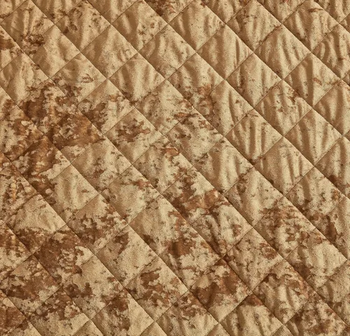 Miniatura 4 de Chezmoi Collection Lux - Juego de edredón King de terciopelo dorado caramelo, 3 piezas, ropa de cama de terciopelo envejecido de felpa exuberante
