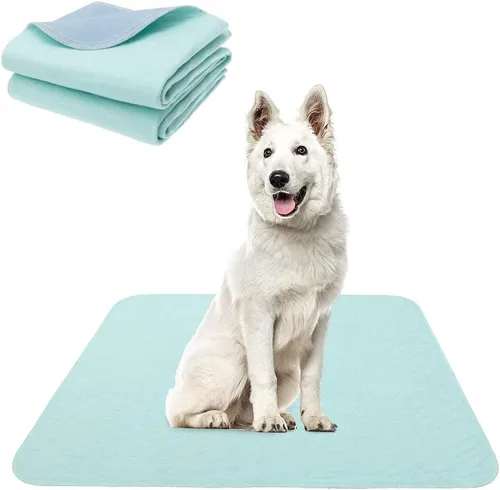 Miniatura 16 de KOOLTAIL Almohadillas lavables para orina de perros, paquete de 2 almohadillas de entrenamiento súper absorbentes reutilizables impermeables