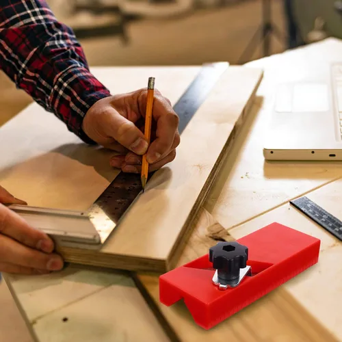 Miniatura 4 de DOITOOL Cepilladora de madera manual compacta, herramienta de mano de 45 grados para proyectos de carpintería de bricolaje, cepilladora de plástico