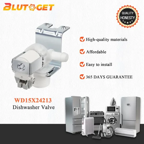 Miniatura 7 de Blutoget WD15X24213 WD15X22999 WD15X26140 - Válvula para lavavajillas GE, compatible con lavavajillas GE, sustituye a 4547181 AP6286892 PS12342758