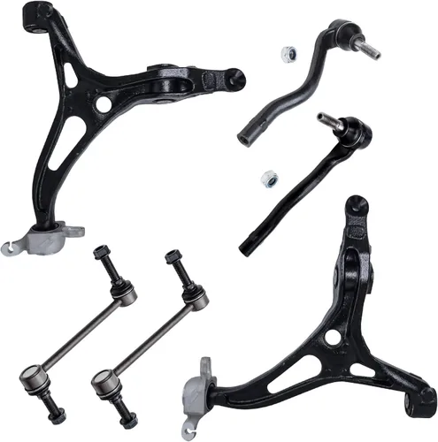 Miniatura 184 de Detroit Axle - Kit de extremo delantero para Chrysler 300 Dodge Charge Challenger 2011-2023, 2 brazos de control inferiores traseros 2 rótulas