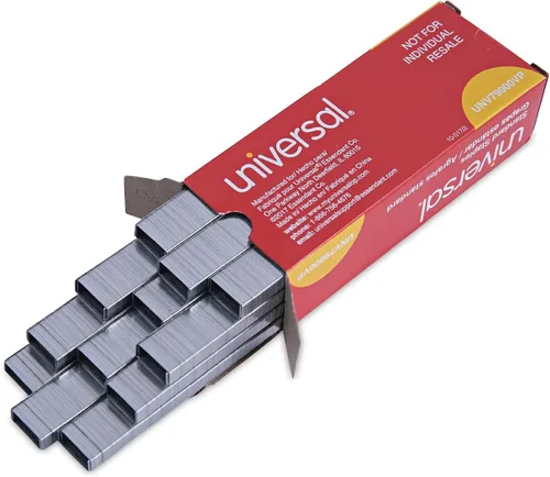 Miniatura 2 de Universal Grapas estándar, punta de cincel, acero, 5000 / caja, paquete de 5