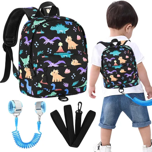 Miniatura 13 de Accmor - Mochila para niños pequeños con correa de muñeca anti-pérdida, lindo arnés para caminar para niños pequeños, mantiene a los niños cerca