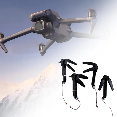Miniatura 4 de B Baosity Juego de brazos de motor de dron a control remoto, accesorios profesionales ligeros con hélices, brazos de eje para E88 E99 reemplazos
