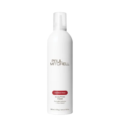 Paul Mitchell Sculpting Foam, Touchable, Flexible Hold + Frizz Control, For All Hair Types
