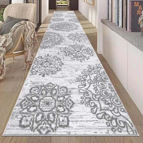 Miniatura 114 de HEBE Alfombra Pasillo 2'x10' Lavable Vintage Desgastada Alfombras de Área Antideslizante Alfombra de Lavandería Boho Alfombras de Piso para Pasillos