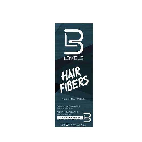 Miniatura 4 de L3 Fibras capilares – Cubren el punto calvo o el cabello fino – Acabado de aspecto natural – Cobertura gris instantánea y cabello más grueso (negro)