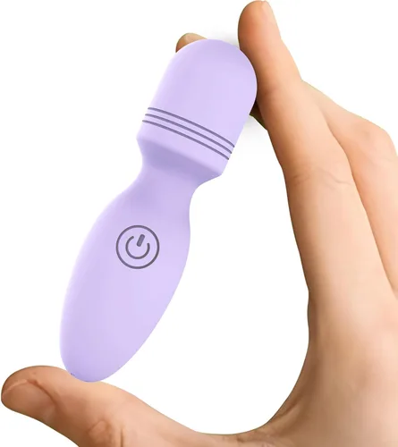 Masajeador personal de espalda, masajeador de mano impermeable y recargable, 10 patrones de masaje por vibración, perfecto para relajación de viaje,