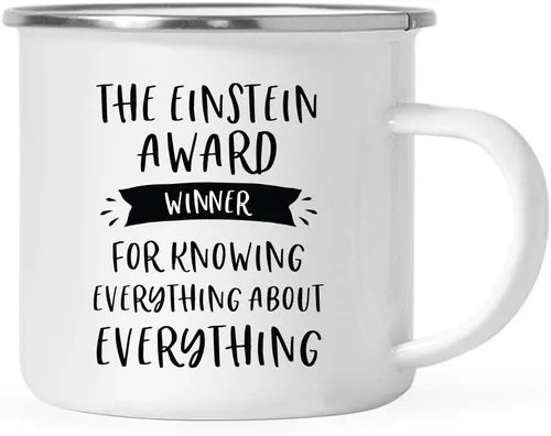 Miniatura 33 de Andaz Press Taza de café de acero inoxidable de 11 onzas con diseño de fogata, regalo divertido para compañero de trabajo, ganador del premio