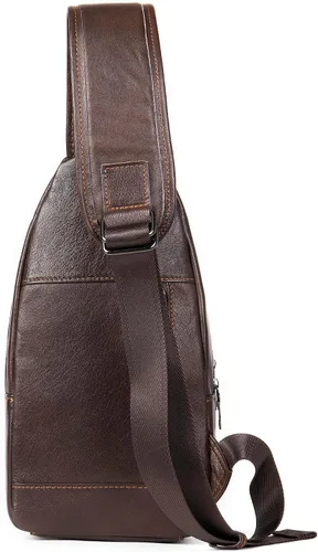 Miniatura 83 de LUKZIJAES Bolso bandolera de cuero genuino para hombre
