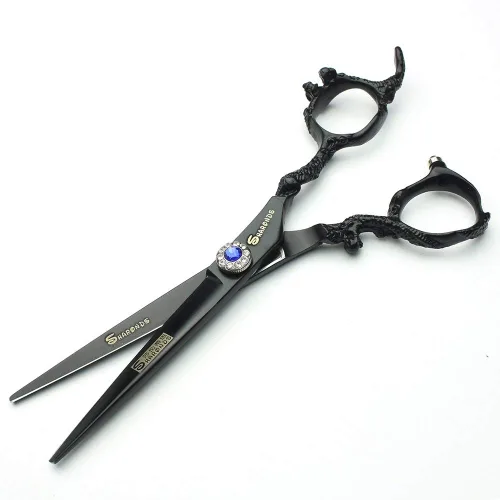 Miniatura 3 de Peluquero profesional 6 pulgadas de gama alta JP 440C tijeras de peluquería conjunto de herramientas de peinado tijeras de pelo conjunto