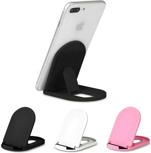 Miniatura 10 de Soporte para Teléfono Celular 6 Unidades, Soporte de Escritorio Plegable y Portátil para Teléfono Celular, Soportes Base Ajustables Universales