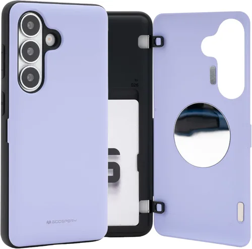 Miniatura 11 de GOOSPERY Funda tipo cartera para Samsung Galaxy S22 Ultra, [tarjetero] parachoques magnético de puerta con cierre automático, cubierta protectora