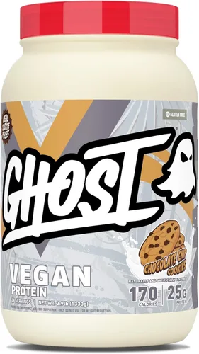 Miniatura 7 de GHOST Proteína vegana V2 en polvo, leche de cereales de chocolate, tubo de 2.7 libras, 0.92 oz de proteína, mezcla de guisantes a base de plantas
