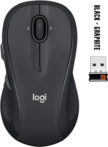 Miniatura 9 de Logitech M510 - Mouse inalámbrico, ratón para laptop y PC con receptor unificador USB, botones programables - Grafito