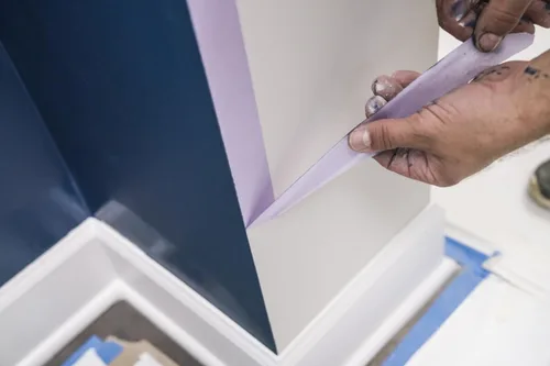 Miniatura 9 de Scotch Cinta para pintores de superficies delicadas, 0.94 pulgadas x 60 yardas, preparación de pintura sin daños, protege superficies delicadas