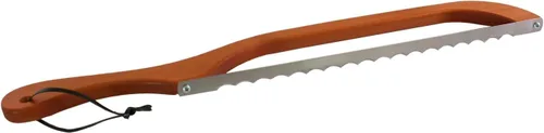 Miniatura 11 de Out of the Woods of Oregon Cuchillo para cortar pan y bagel estilo arco de Estados Unidos para rebanar masa madre, bagels y más, aliso natural
