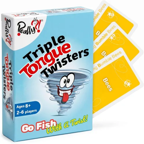 Miniatura 10 de Really?! Divertidos juegos de cartas para niños de 8 a 12 adultos adolescentes, juegos educativos de fiesta familiar con trabalenguas
