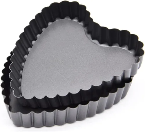Miniatura 2 de Hoshen 2 piezas de molde para hornear pizza de 4.5 pulgadas, molde movible con revestimiento antiadherente, molde para pastel de crisantemo, sartén