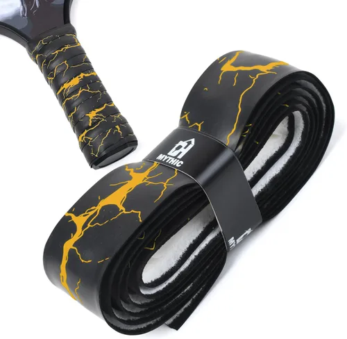 Miniatura 7 de DH Mythic Premium Gruesa Cinta de Reemplazo para Pickleball, Tenis y Pádel Envoltura de Raqueta Acolchada, Antideslizante, Resistente al Sudor