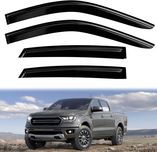 Miniatura 64 de Viseras de ventana protectores de lluvia para Chevy Equinox 2018 2019 2020 2021 2022 2023 2024
