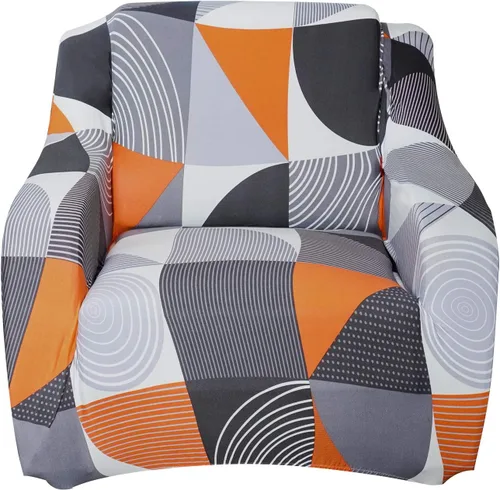 Miniatura 12 de MIFXIN Funda elástica para sofá, 1 pieza, funda elástica para sillón de 1 plaza, protector de muebles, funda elástica lavable para sala de estar