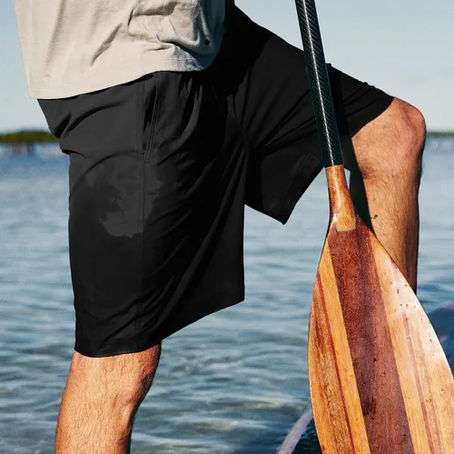 Miniatura 44 de Free Fly Pantalones cortos Breeze para hombre, entrepierna de 8 pulgadas, de secado rápido, ligeros, con protección solar UPF 50+