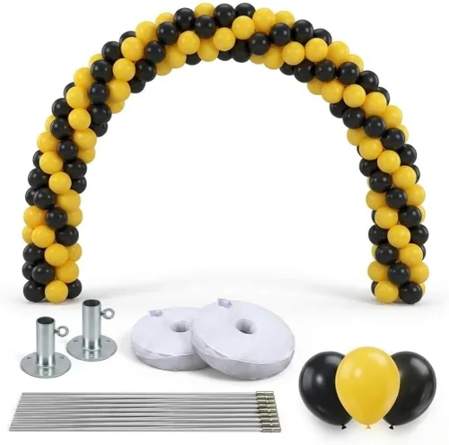 Miniatura 21 de PMU Graduation & Prom DYI Balloon Garland Arch Kit – Reusable Expandable Arch Frame with 2 Bases for Parties, Weddings & Events
