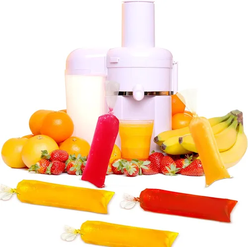 Miniatura 5 de 450 bolsas de helado desechables para helados con embudo de silicona, bolsa de dulces de 3 tamaños para hacer yogur, 2 x 12 pulgadas, 3 x 12