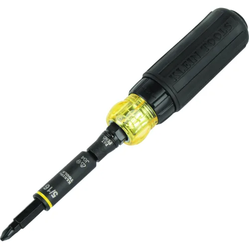 Miniatura 5 de Klein Tools Kit de prueba eléctrica con medidor de abrazadera, 3 probadores, cables, bolsa y baterías y destornillador de trinquete/destornillador