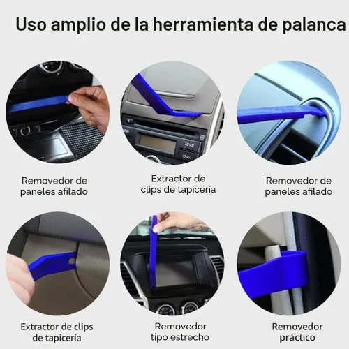 Miniatura 5 de Geli - Juego de herramientas de reparación de abolladuras sin pintura de 45 piezas, ancho ajustable, kit de eliminación de abolladuras de automóvil