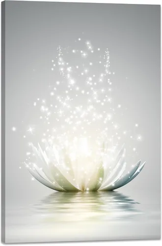 Miniatura 8 de Impresiones en lienzo para pared, imágenes de flores de loto, decoración de baño, pintura zen, spa, fotos, obras de arte enmarcadas para meditación