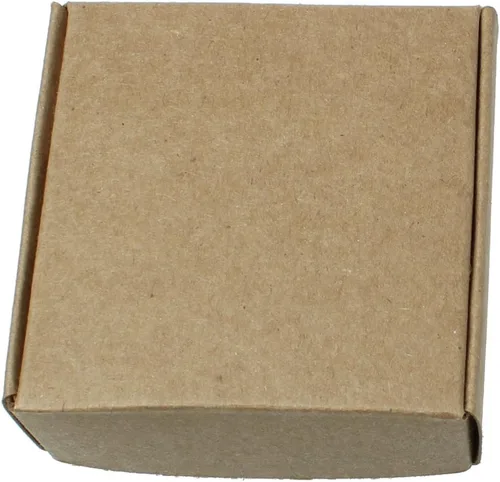Miniatura 2 de JGFinds Paquete de 30 cajas de regalo pequeñas de papel kraft marrón (3 x 3 x 1 pulgadas), cajas para joyas, jabón, dulces, embalaje de cartón