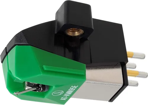 Miniatura 2 de Audio-Technica AT-VM95E Cartucho giratorio de doble imán móvil verde y carcasa universal at-HS1 para tocadiscos LP120-USB, LP240-USB y LP1240-USB