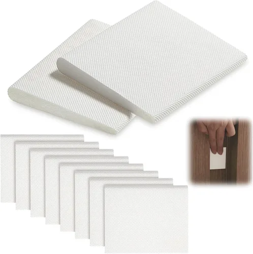 Miniatura 10 de Zonon 20 sellos autoadhesivos para esquinas de puerta, burletes para marco de puerta, espuma de esquina para protección contra la intemperie, Marrón