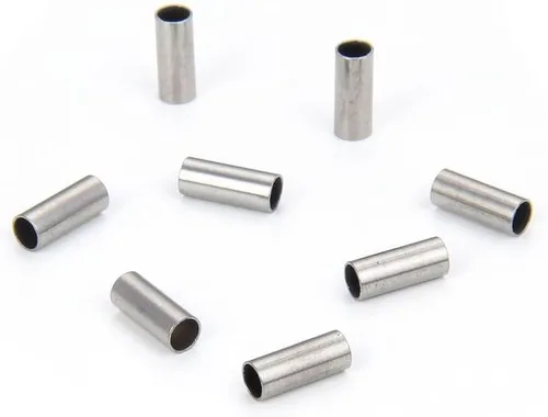 Miniatura 7 de Adabele SJF27-11 - 50 cuentas de tubo sueltas de acero inoxidable de grado 304 de 0.787 in de largo (orificio de identificación de 0.069 pulgadas)