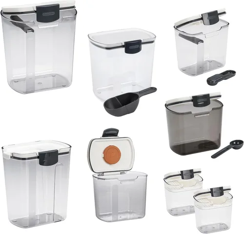 Miniatura 6 de Progressive ProKeeper Baker's - Juego de recipientes herméticos de almacenamiento de cocina para harina, azúcar y más, mantiene los ingredientes