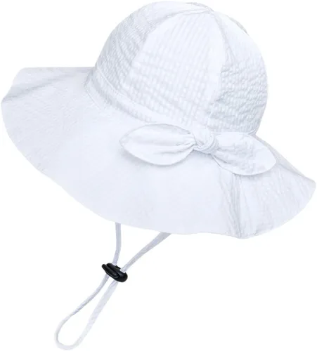 Miniatura 2 de Toddler Kids Baby Girl Sun Hat Floppy Cotton Summer Hat 50+ SPF Protective