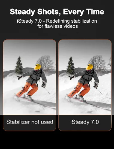 Miniatura 6 de Estabilizador de cardán iSteady M6 Kit Hohem para smartphone, cardán de teléfono de 3 ejes con seguimiento AI, luz de relleno magnética