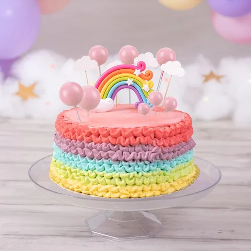 Miniatura 4 de Gyufise 30 Piezas Bolas Topper para Pastel DIY Insertables para Pastel Palillos de Bolas para Pastel Topper para Cupcakes para Fiesta de Cumpleaños