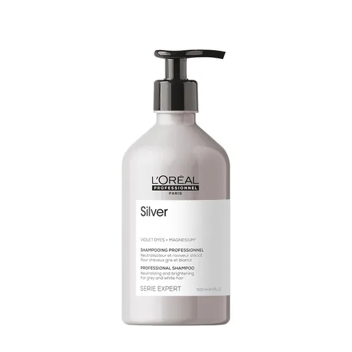 L'Oréal Professionnel Paris Champú morado que deposita el color - Neutraliza los tonos amarillos no deseados para cabello natural, teñido o