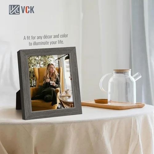 Miniatura 92 de VCK Marcos para póster de madera maciza de 22.375 x 34 pulgadas, marco de fotos A1 negro con montaje en pared, paquete de 3