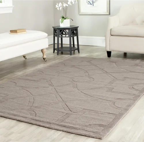 Miniatura 10 de Martha Stewart Collection by SAFAVIEH MSR4612B - Alfombra hecha a mano de lana con calado de 8 x 10 pies Grava