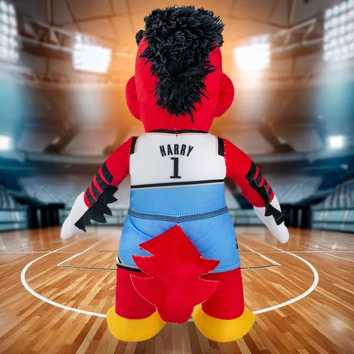 Miniatura 6 de Bleacher Creatures Atlanta Hawks Harry The Hawk Figura de Peluche de 10" - Una Mascota para Jugar o Exhibir