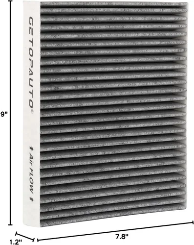 Miniatura 6 de GETOPAUTO Filtro de aire de cabina PA30093 con carbón activado compatible con Kenworth T-680 T-880 Peterbilt 567 579 Reemplazar X1987001 PA30093