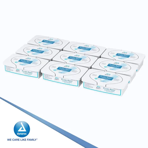 Miniatura 6 de Dynarex DynaCare Toallitas desechables para baño, toallitas húmedas para higiene de baño, sin alcohol, seguras para alcantarillas y sistemas