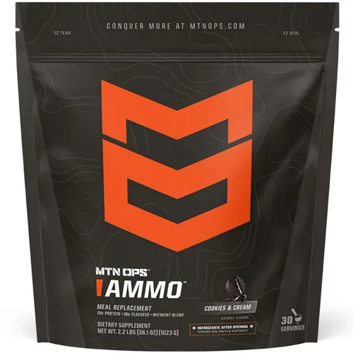 Miniatura 11 de MTN OPS Batido en polvo de reemplazo de comida de munición – 0.67 oz de proteína, 0.35 oz de linaza, 0.14 oz de alimentos integrales, frutas