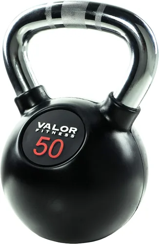 Miniatura 11 de Valor Fitness Chrome Kettlebells – Solid Cast Iron Kettlebell with Chrome Finish, Strength Training Weight for Swings, Squats, Cleans & Home Gym
